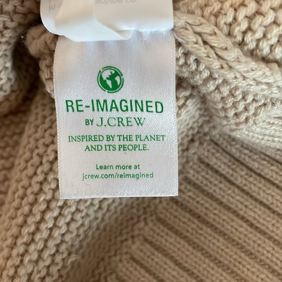 J Crew tan turtleneck sweater beautiful condition women’s size M - Picture 8 of 13